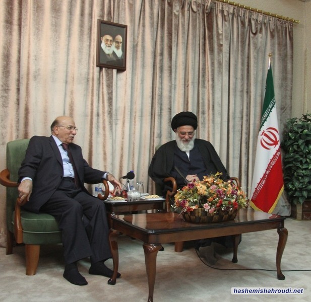 Chief Justice of the Supreme Council of Iraq met with Grand Ayatollah Hashimi Shahroudi